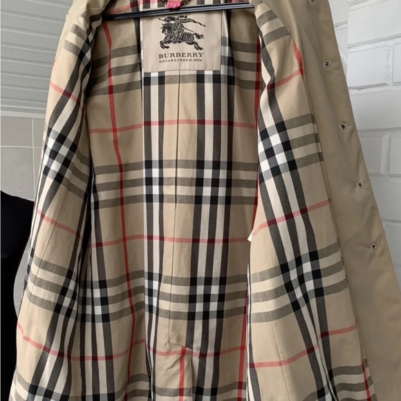 BURBERRY Beige Trench Coat UK14 US12 - Picture 14 of 15
